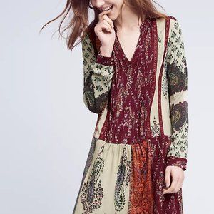 Anthropologie Tiny Patchwork Dress - image 1